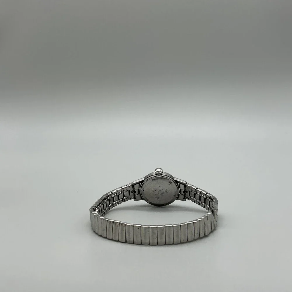 Vintage Bulova 1965 Womens Watch 20mm Silver Tone Swiss Expansion Manual Wind